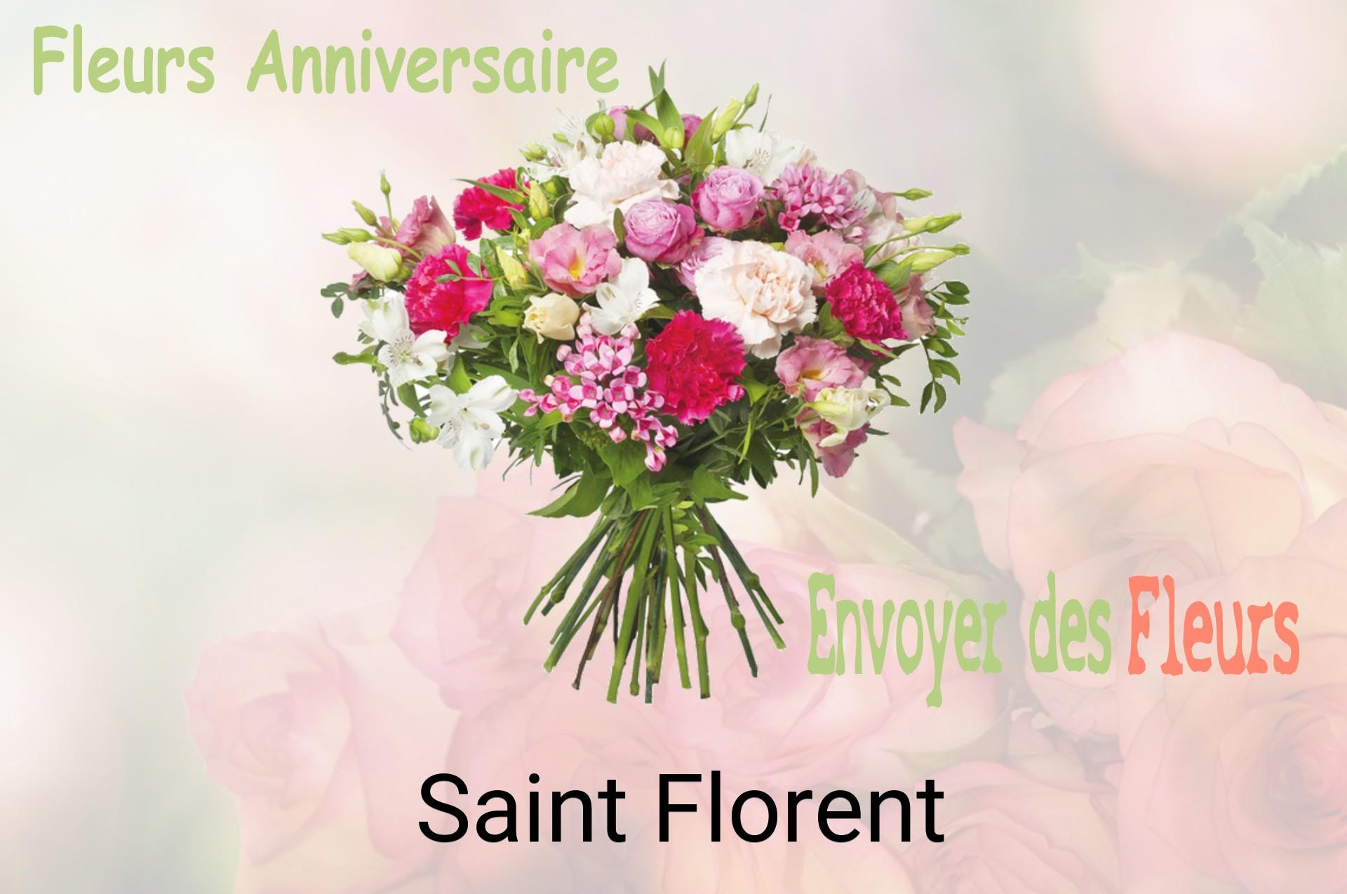 Bouquet de fleurs d’anniversaire livré à Saint-Florent