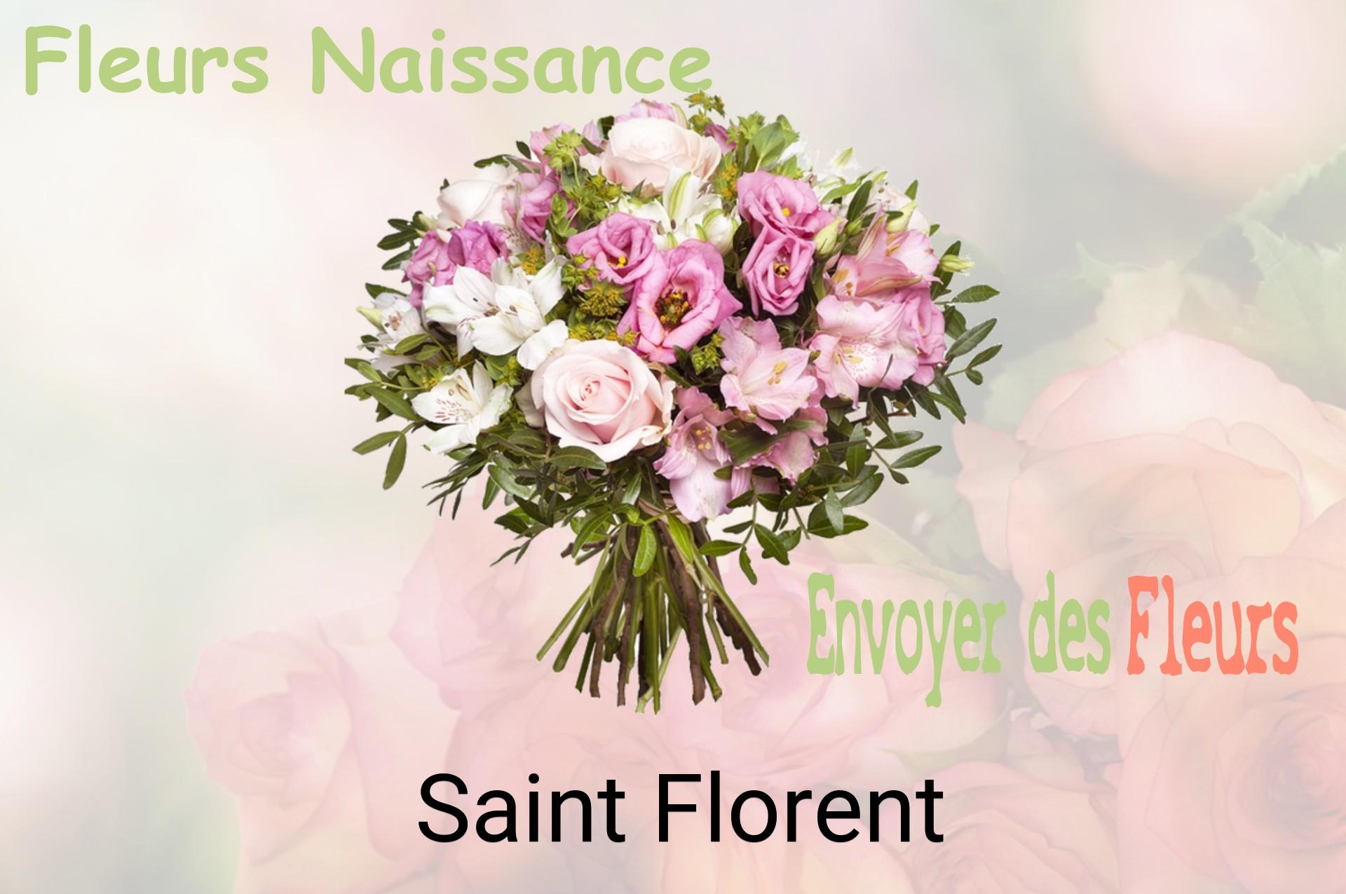 Bouquet de fleurs de naissance livré à Saint-Florent
